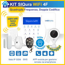 Kit Siqura Wifi 2 4 5ghz Senza Cavo Di Rete Centrale Quadrupla Frequenza Internet Gsm