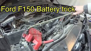 Ford F150 Battery Trick How To Replace F150 Battery Youtube