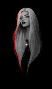 Karanlik Sanat Black Wallpaper Karanlik Sanat Dijital Portre Portre