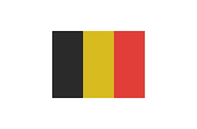 Bandera belga, bandera belxicana (ast). Belgische Vlag Silhouetteshop