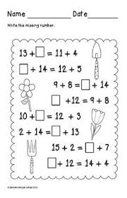 Image Result For Grade 3 Addition Balancing Equations Worksheets Pdf First Grade Math Balancing Equations Equations