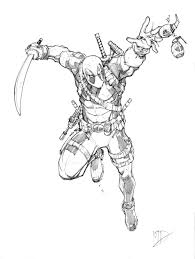 Deadpool Deadpool Drawing Deadpool Art Superhero Coloring