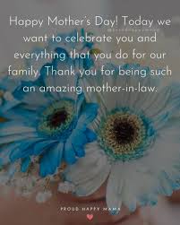 Mother's day is celebrated in china with carnations. 50 Best Happy Mothers Day Quotes For Mother In Law With Images