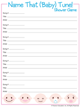Take the difference between the baby's actual measurements and each guess and assign a score weight for each scoring category. Baby Shower Games Free Printables Familyeducation