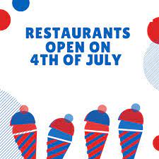 Restaurants Open On 4th Of July Sign Image Notice Board Sign Image 4th Of July Us Independence Day