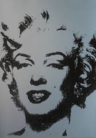 Images for 49368. AFTER ANDY WARHOL. "Marilyn Monroe in Black and White".  Offset printing. Unsigned.
