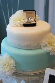 My engagement cake will be teal and white. Badabing Cakes Badabing Cakes Engagement Party Cake Cake Engagement Party