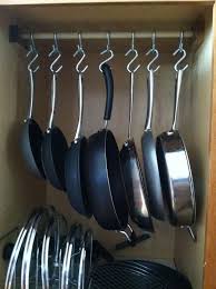 26 Pan Organizer To Maximize Your Diy Cabinet Space Cabinetorganization Hanging Pot In 2020 Kitchen Cupboard Organization Kitchen Organization Diy Diy Kitchen Storage