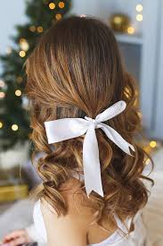 Dianna agron christmas party curly hairstyle 42 Super Cute Christmas Hairstyles For Long Hair