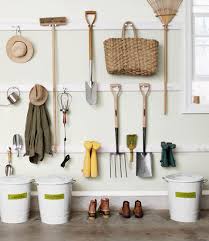 Broom holder wall mount and garden tool organizer closet storage kit #household. 16 Genius Garden Tool Organization Ideas