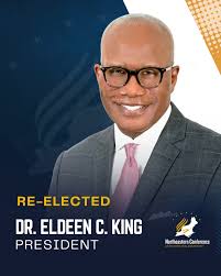 NEC UPDATES. DR. KING RE-ELECTED PRESIDENT Delegates to the Northeastern  Conference's 29th Regular Constituency Session elected Dr. Eldeen C. King  to continue his service as president of the Northeastern Conference of  Seventh-day