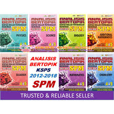 Buku Latihan Analisis Bertopik Kertas Soalan Peperiksaan Sebenar Spm 2012 2018 Shopee Malaysia