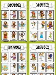 Cuatro juegos biblicos especialmente para niños, tan divertidos como el stop biblico, el bingo biblico y un juego de cartas. Tarjetas Para Jugar A La Loteria Loterias Para Ninos Personajes Biblicos Juegos De La Escuela Dominical