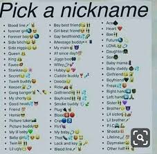 Pick A Nickname Funny Nicknames For Friends Nicknames For Boyfriends Cute Names For Boyfriend