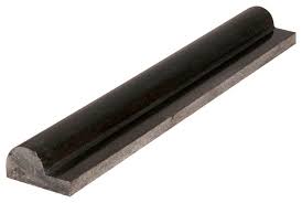 Polymer moldings on building exteriors: In Stock Polished Black Granite Rail Molding Granite Tile Black Traditional Accent Trim And Border Tile By Tilesbay Houzz