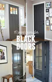 7 Amazing Black Front Door Ideas Frontdoor Frontdoorideas Black Blackfrontdoor Door Blackdoor Homedecorideas H Black Interior Doors Doors Interior Home