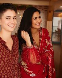 Katrina Kaif paints the town red in a saree as vibrant as her smile