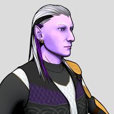 Early today I did a post about the shader I tried to make yesterday, in  Blender 3.2 and Eevee, to get a procedural texture for comic hair. And this  is the result