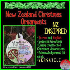 New Zealand Christmas Ornaments Te Reo And English Christmas Ornaments Merry Christmas And Happy New Year Christmas