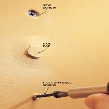 How To Fix Popped Drywall Nails And Screws Nails And Screws Family Handyman Drywall Repair