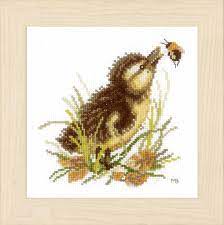Najlepsze oferty i okazje z całego świata! Cross Stitch Corner Lanarte Marjolein Bastin Duckling And Bumble Bee