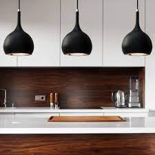 Lighting above kitchen islands should be no lower than 30 to 40 inches from the top surface of the island. Parma Black Cob Led Premium Pendant Light For Kitchen Island Modern Design Ebay