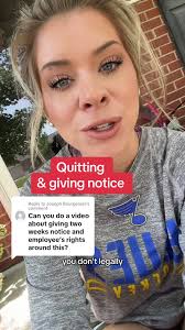 Replying to @Joseph Bourgeoise you usually dont have to give notice! #law  #legal #lawyer #legaltiktok #lawyersoftiktok #quit #work #quitting #lastday  #twoweeks #twoweeksnotice