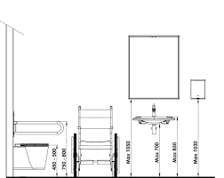 Cela vaut autant chez les particuliers, que dans les lieux recevant du public (erp) à l'instar des collectivités. Rappel Normes Pmr Nf P 99 611 Coupe Design D Interieur Clinique Salle De Bain Pmr Design Interieur Salon