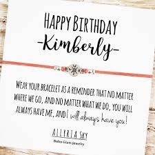 Birthday Gifts For Cousin Sister Birthday Bracelet And Card Personalized Gift Best Friend Etsy In 2020 Birthday Gifts For Best Friend Personal Cards Friend Birthday Gifts
