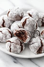 Chocolate Amaretti Cookies Love And Olive Oil Recipe Amaretti Cookies Amaretti Cookie Recipe Cookie Recipes
