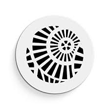 Easy to install, each vent is handcrafted from steel and cast. Buy Saba Air Vent Cover Grille Acrylic Plexiglass 6 Round Duct Opening 7 5 Round Overall White Finish Decorative Register Covers For Walls And Ceilings Not For Floor Use Waterwheel Online In