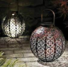 New Moroccan Solar Powered Led Hanging Garden Lantern Modern Garden Lighting Ebay Marokkanischer Garten Solarleuchten Garten Hangender Garten