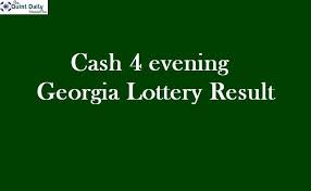 Georgia Ga Lottery Results Winning Numbers Cash 4 Evening Quintdaily Lottery Results Lottery Winning Numbers