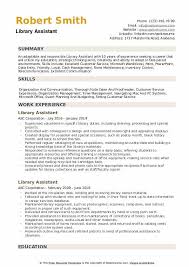 Tailor your resume to a job description in seconds. Library Assistant Resume Samples Qwikresume