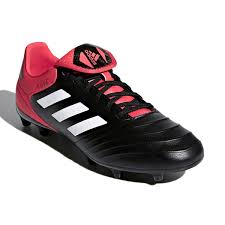 Chuteira Campo Adidas Copa 18 3 Cp8957 Preto Coral Branco Botas Online Femininas Masculinas E Infantis Mundodasbotas Com Br A chuteira campo adidas copa 19.4 fxg possui cabedal em material sintético resistente e confortável. chuteira campo adidas copa 18 3