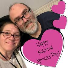 Good afternoon! Happy National Spouses Day! I am curious to see you and  your spouse. Share a photo of the two of you together and tell us WHERE YOU  MET and HOW