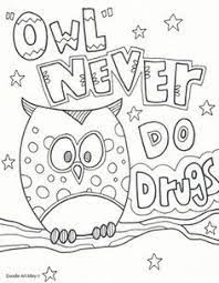 Red ribbon week coloring pages and activities compliments of prevention partners. Pin On School