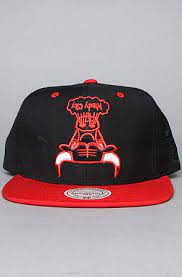 Upside Down Bulls Love Snapback Hats Hats Black