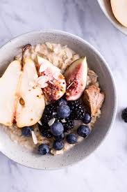 Pear And Hazelnut Porridge Heavenlynn Healthy Recipe Food Breakfast Porridge Recipes