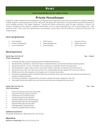 Private Housekeeper Resume Example Guideyour Complete Guide On How To Write A Resume A Professional Resu Resume Examples Professional Resume Examples Resume