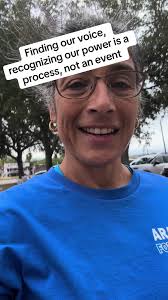 Findinf our voice, recognizing our power is a process. Non an event.