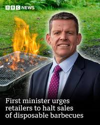 Rhun ap Iorwerth has urged Welsh retailers to stop selling disposable  barbecues as this summer's drought raises the risk of wildfires.