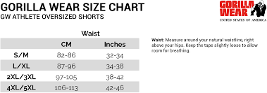 Gw Athlete Oversized Shorts Black 4xl 5xl