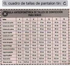 Tabla Medidas Para Ninas Sewing Dresses Sewing Lucia