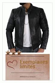 Top Veste Cuir Excellente Qualite Veste En Cuir Blouson Cuir Homme Veste Motard