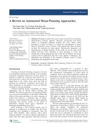 Hospital tengku ampuan rahimah klang 2. Pdf A Review On Automated Menu Planning Approaches