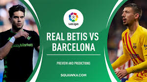 7 şubat 2021 tarihinde i̇spanya ligi maçları kapsamında karşılaşan real betis barcelona özet izlemek için sitemizi ziyaret edebilirsiniz. Real Betis Vs Barcelona Preview Tv Channel Live Stream Options Predictions Confirmed Line Ups La Liga