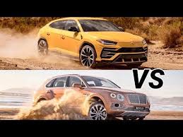 But it does weigh an equally whopping 2565kg. 2019 Lamborghini Urus Vs 2018 Porsche Cayenne The World S Best Suv S Youtube Best Suv Bentley Suv Fantasy Cars