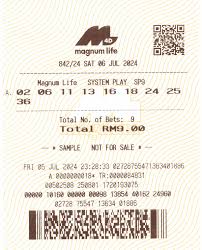 4d jackpot 1 prize 4d jackpot 2 prize rm 3,730,003.90 partially won: Magnum4d Magnum Life System