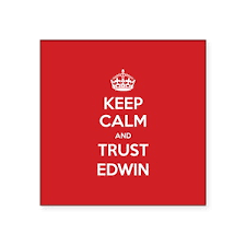 Boy Name Edwin Stickers